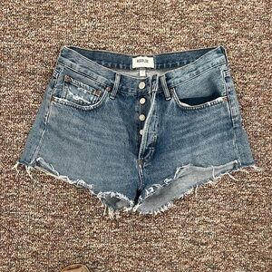 Agolde denim Parker shorts size 27